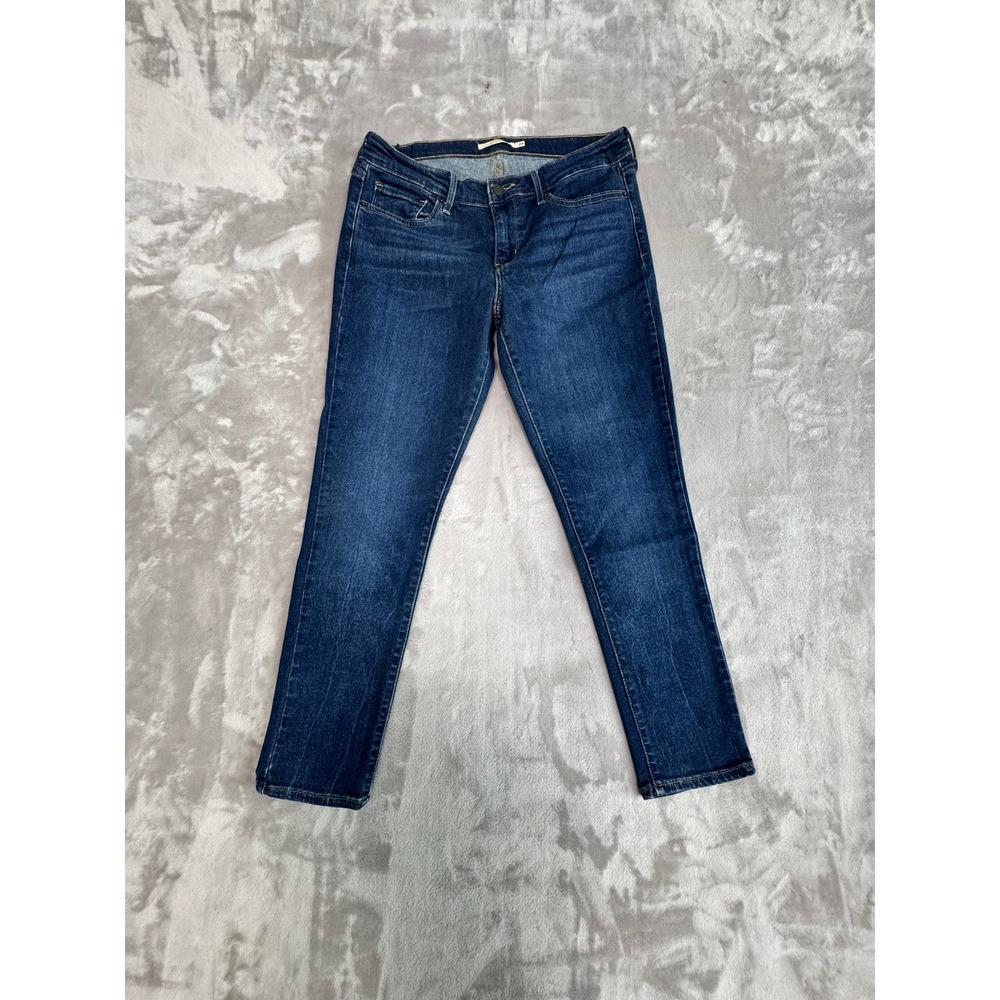 Levi's 711‎ Skinny Jeans Women Blue Wash Size 29x29 Made in Cambodia